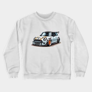 Mini GP Cartoon White Crewneck Sweatshirt